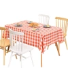 Checkered tablecloths, country square tables, round tables, fabric for hotels, restaurants, Western restaurants, Korean-style coffee tables, rectangular table tablecloths Item Picture